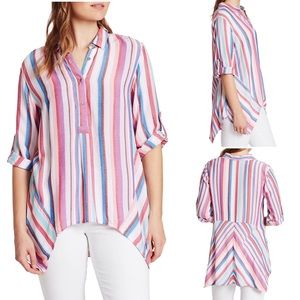 Vintage America Stella Stripe Top 3X NWT